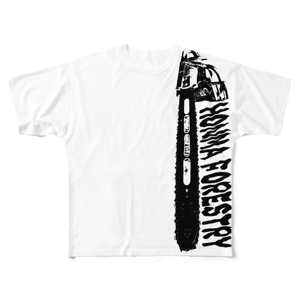 CRAWLERの本間林業ソウ All-Over Print T-Shirt