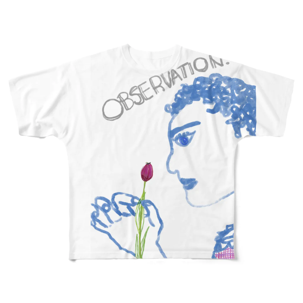 papricaのobservation. フルグラフィックTシャツ