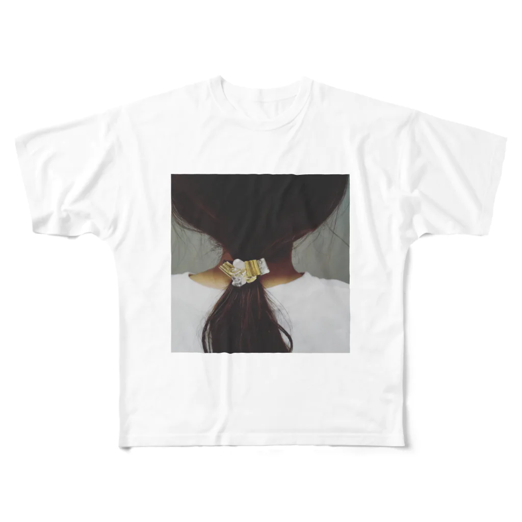 shiqiの着るもの部門の後ろ頭 All-Over Print T-Shirt