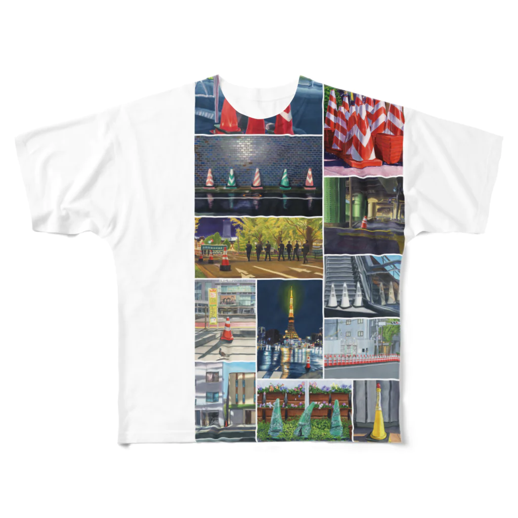 かよコーンショップの#conescape オールスター All-Over Print T-Shirt