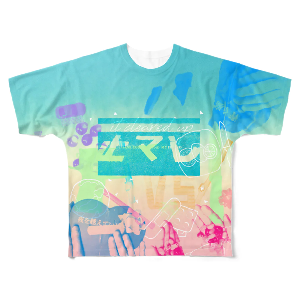 m_matsurikaの視界はクリア All-Over Print T-Shirt