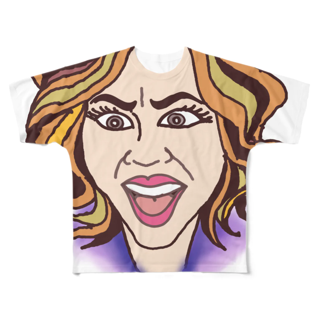 エムエヌのWOW All-Over Print T-Shirt