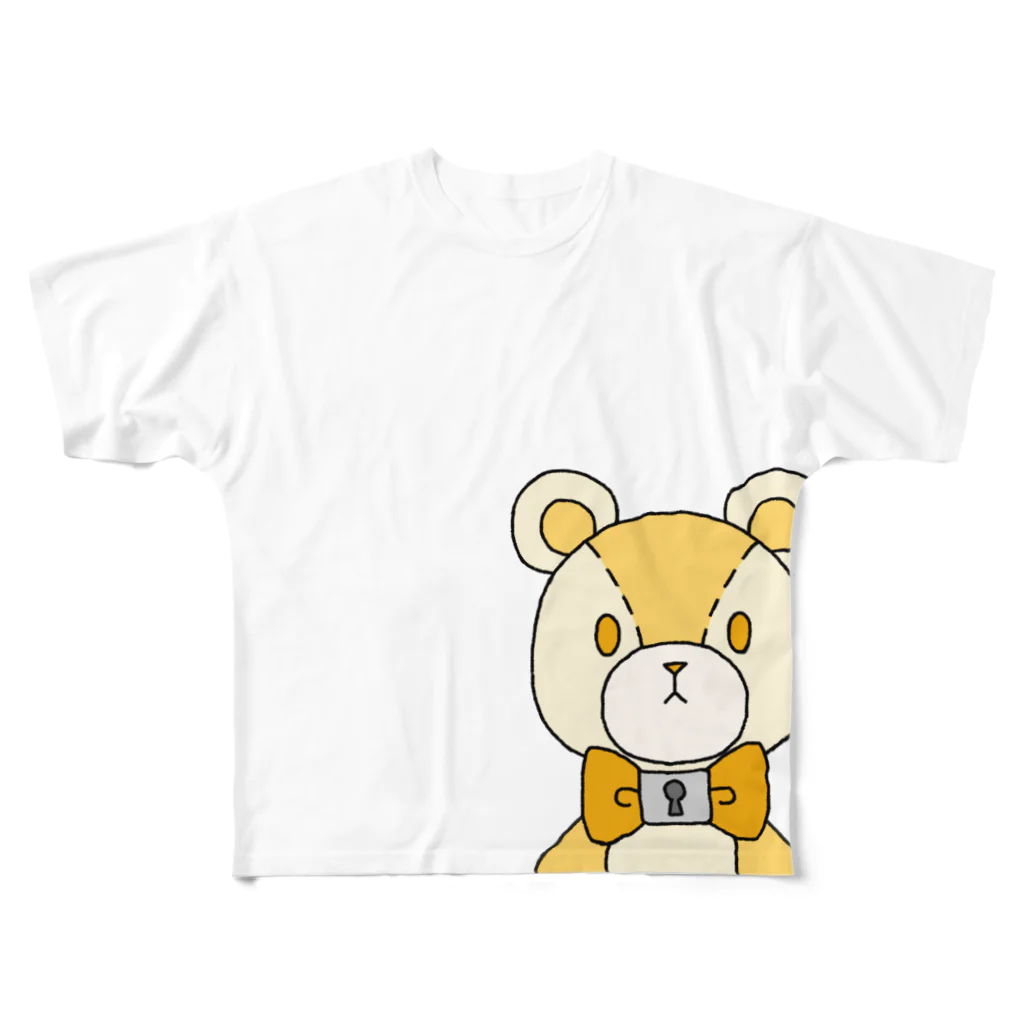 佐藤ねこのきぃろっくま フルグラフィックTシャツ