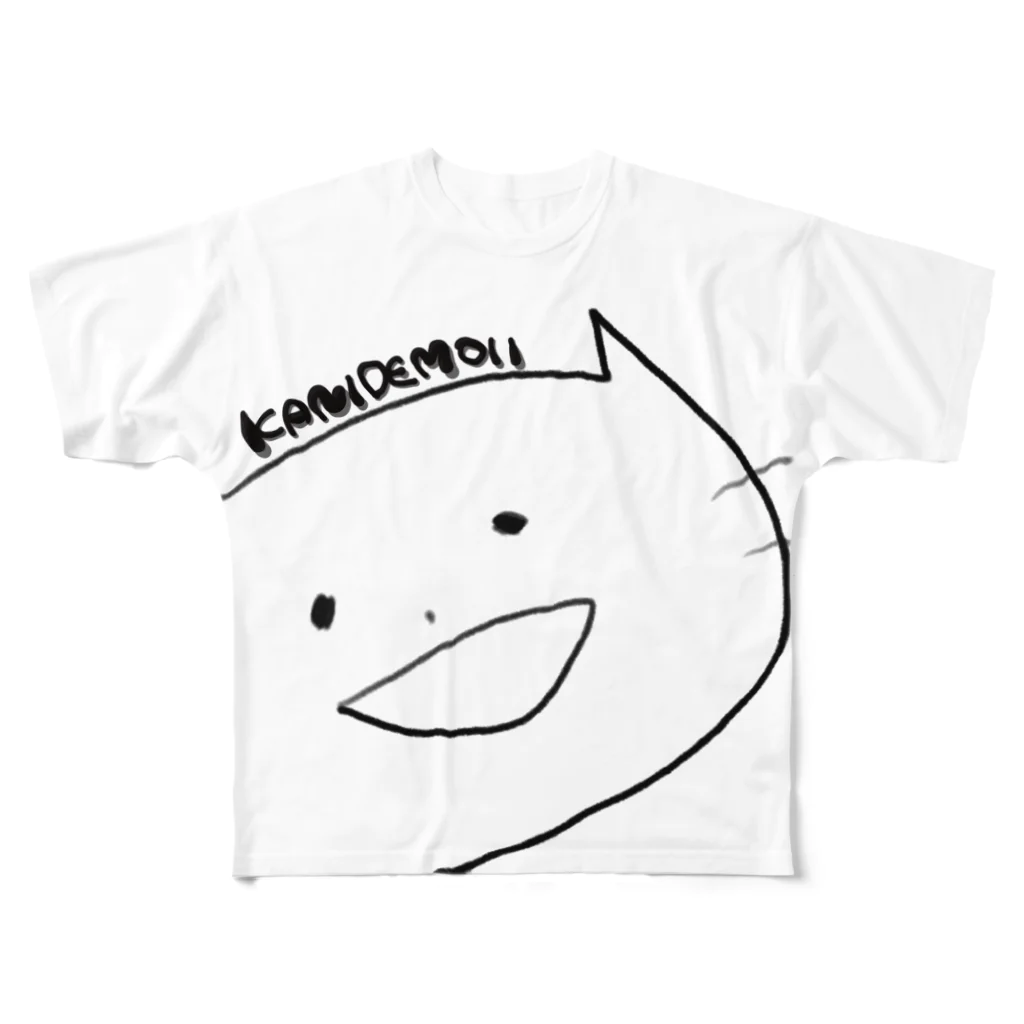 moyomeのねこやん(KANIGAII) フルグラフィックTシャツ