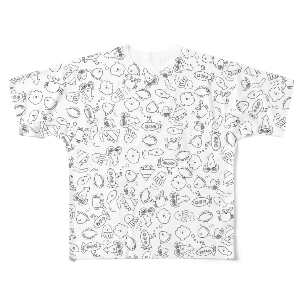 ぎょぐんのぎょぐん All-Over Print T-Shirt