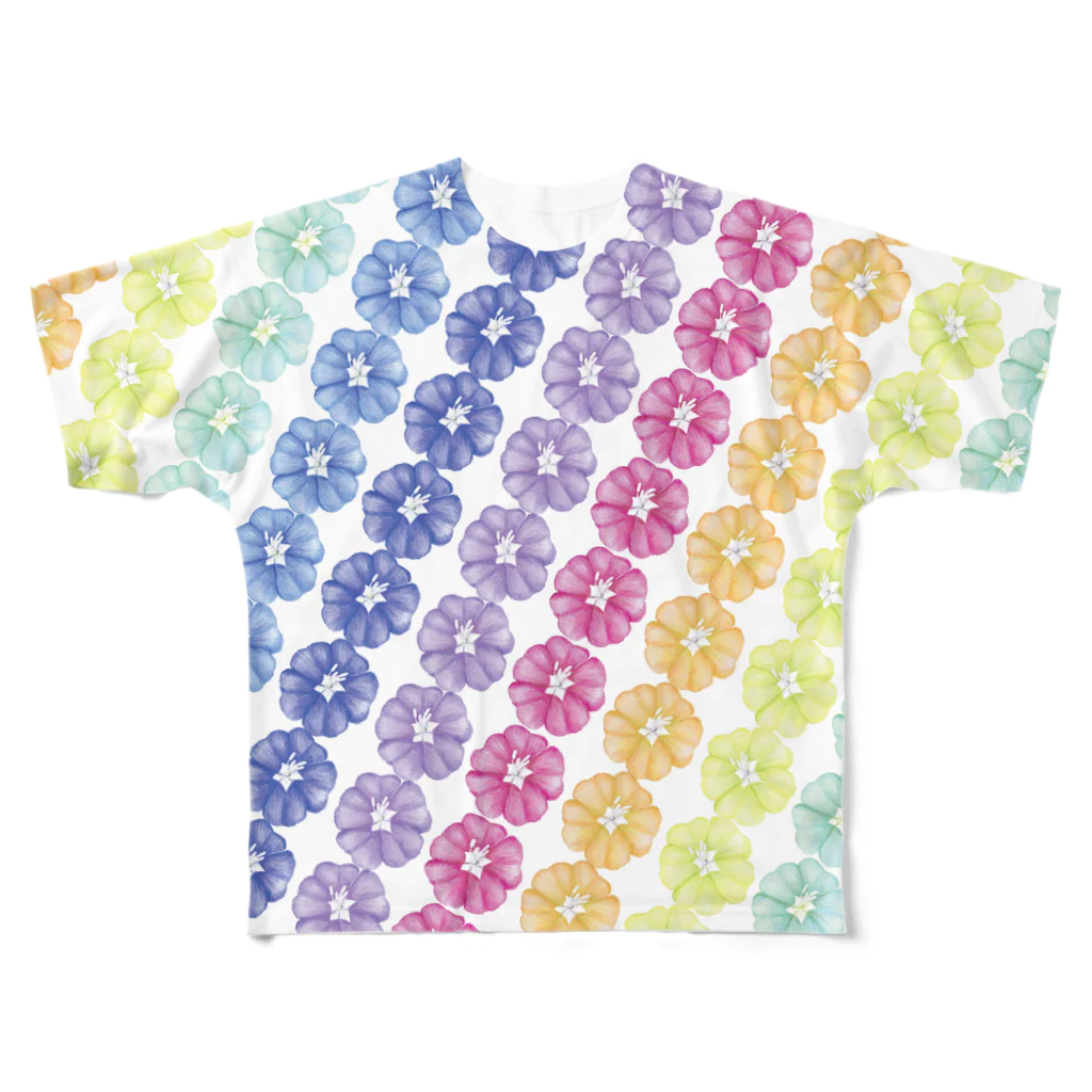 mayapatternのにじいろ All-Over Print T-Shirt