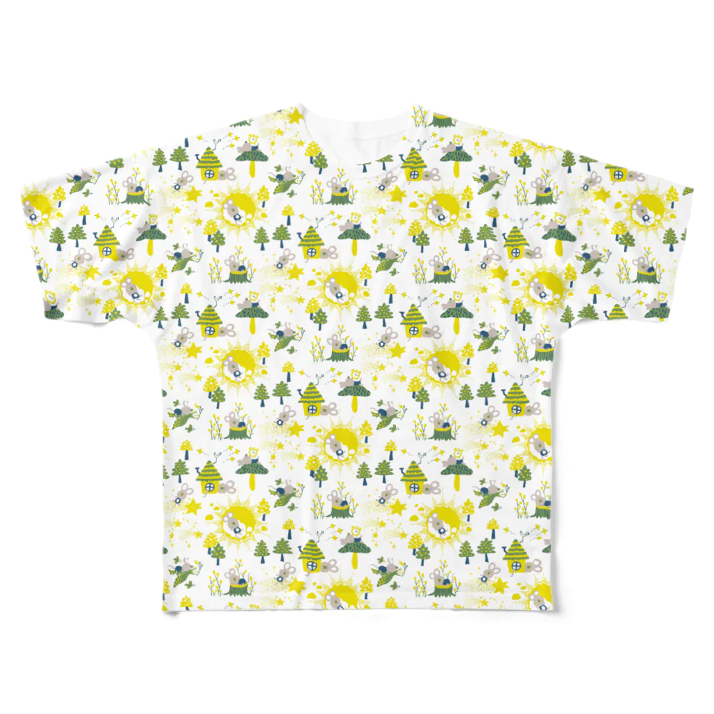 mofpofのmike pattern フルグラフィックTシャツ