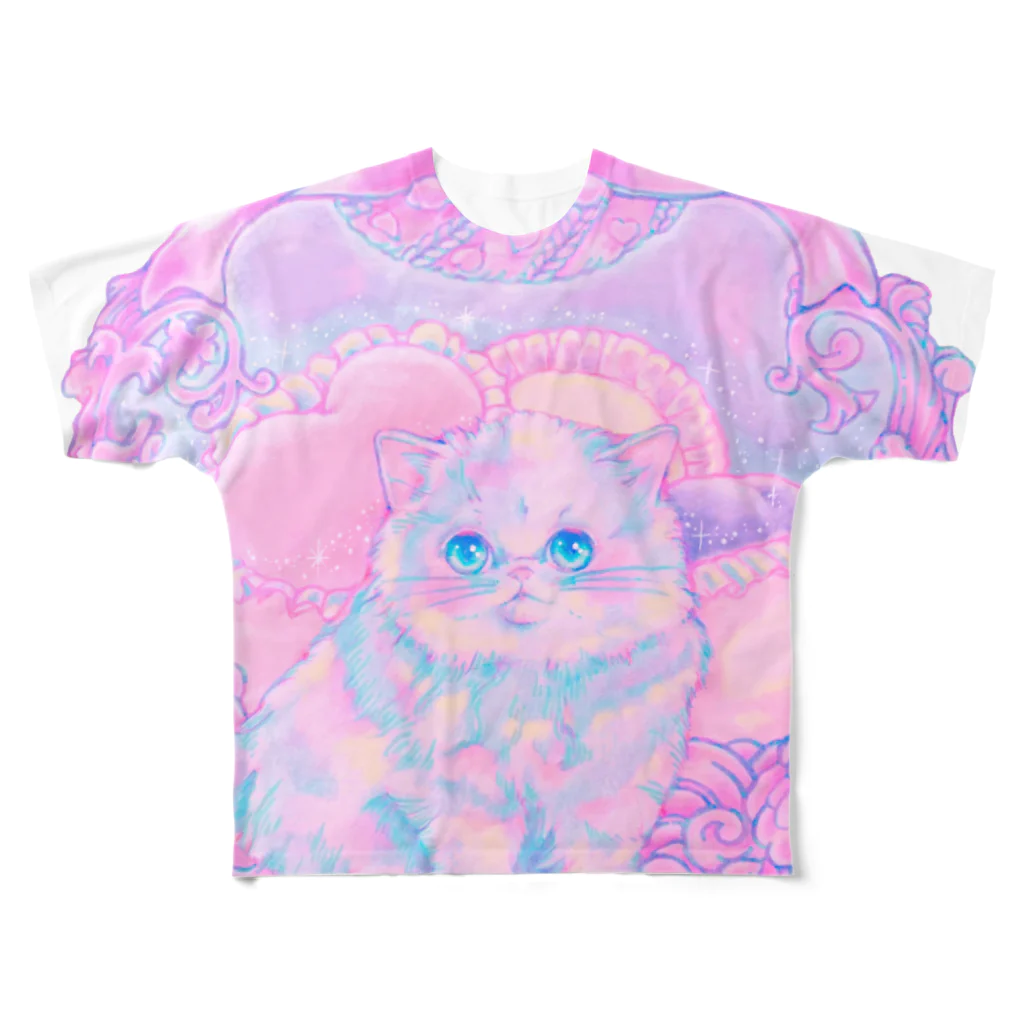 DreamLandの完全版♡無敵！Dreamy sugar Kitten 15 All-Over Print T-Shirt