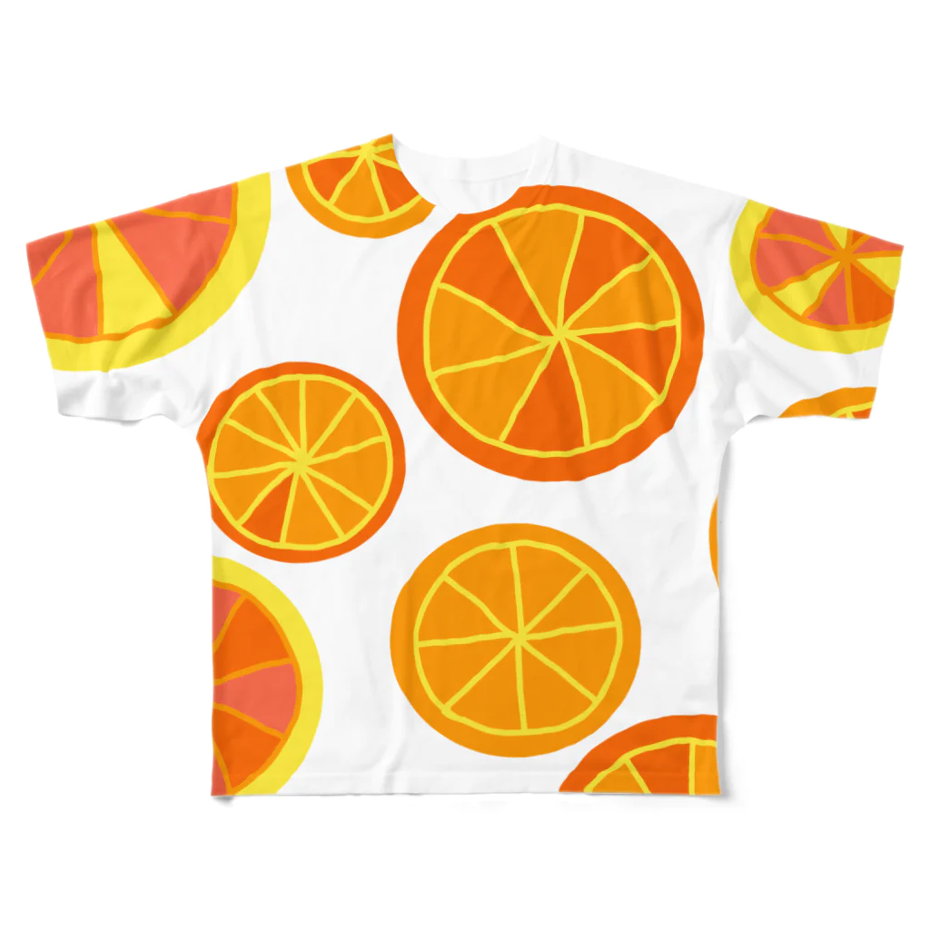 a PIECE of cakeのOrange フルグラフィックTシャツ