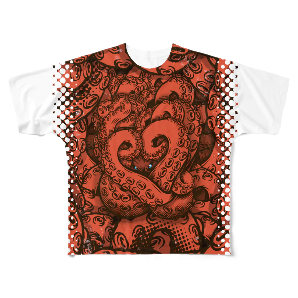 TOMOKUNIのオクトパス All-Over Print T-Shirt