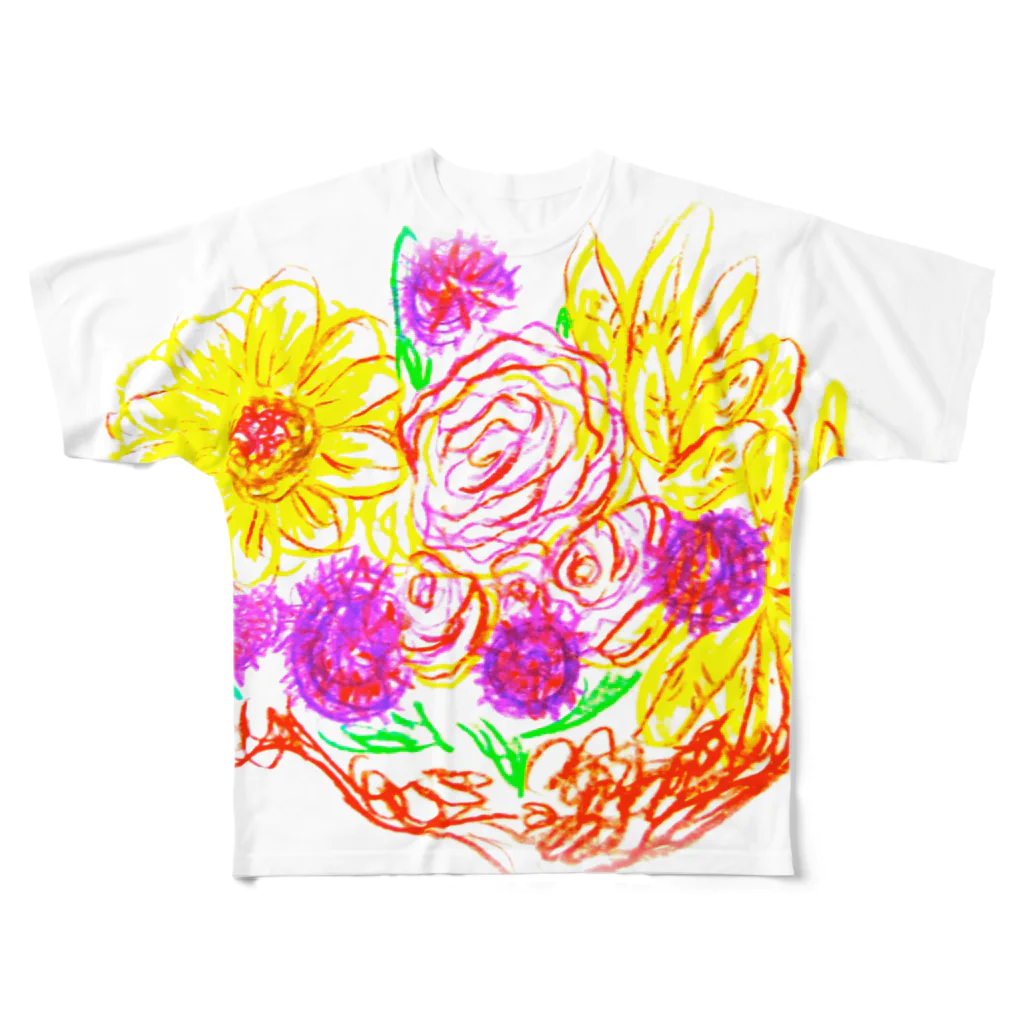 Es werde Licht. 〜光よあれ。〜のBouquet Of Full-Hearted  フルグラフィックTシャツ