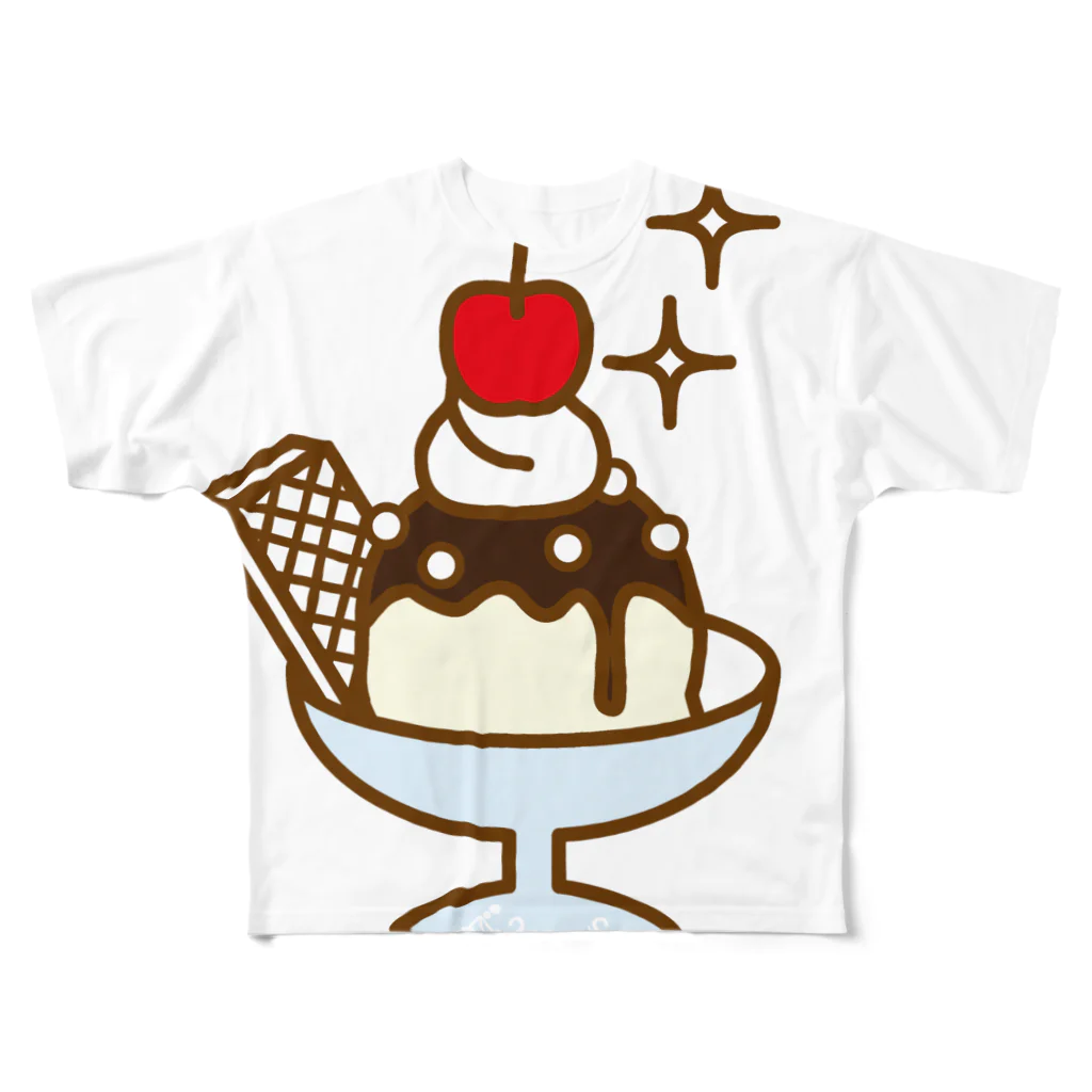 3pondSのchoco vanila フルグラフィックTシャツ