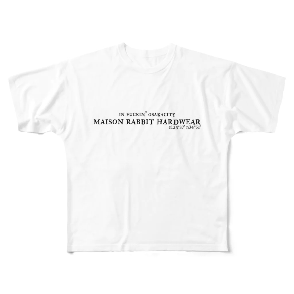 chaos_hotspring_clubのフルグラフィックTシャツ