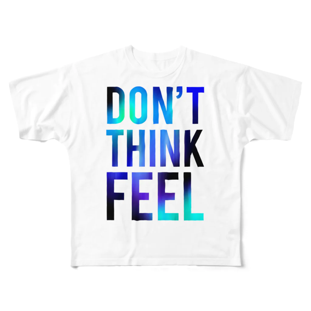 citouのDON'T THINK FEEL BL All-Over Print T-Shirt