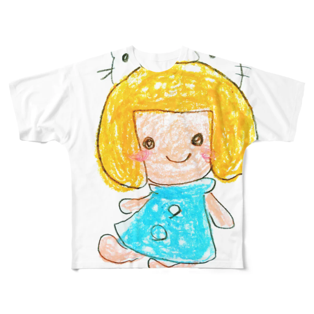 都愛ともかのみーちゃんとにゃーちゃん フルグラフィックTシャツ