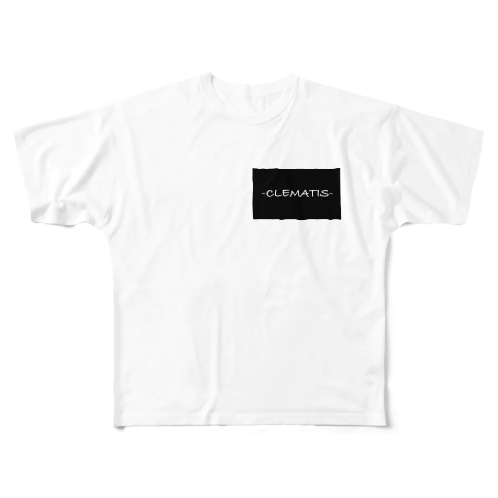 notesのclematis フルグラフィックTシャツ