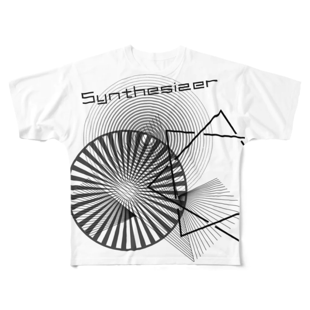 なちゅらるの脳内部屋のsynthesiser フルグラフィックTシャツ