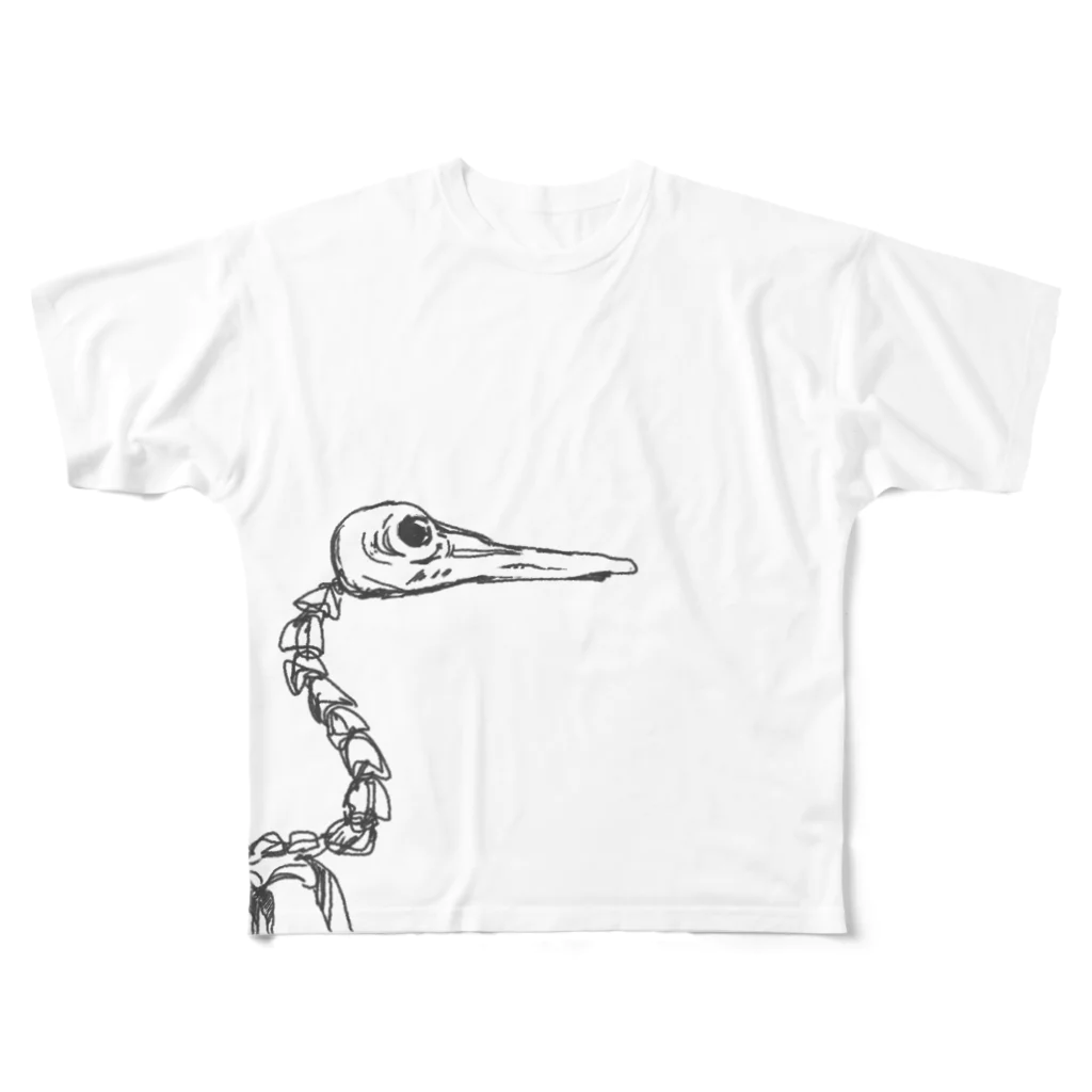 佐原のペンギン フルグラフィックTシャツ