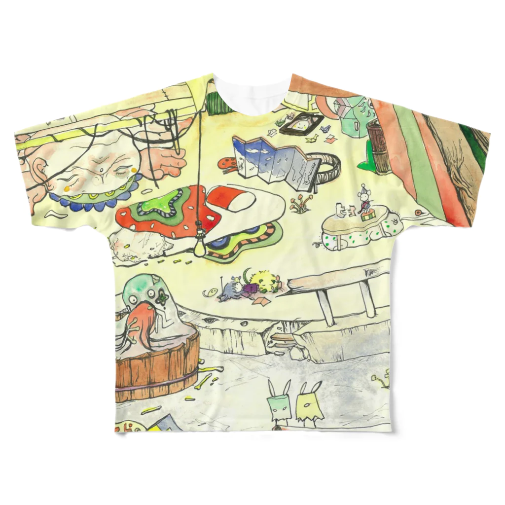 小野寺製作所二号店の劇場 All-Over Print T-Shirt