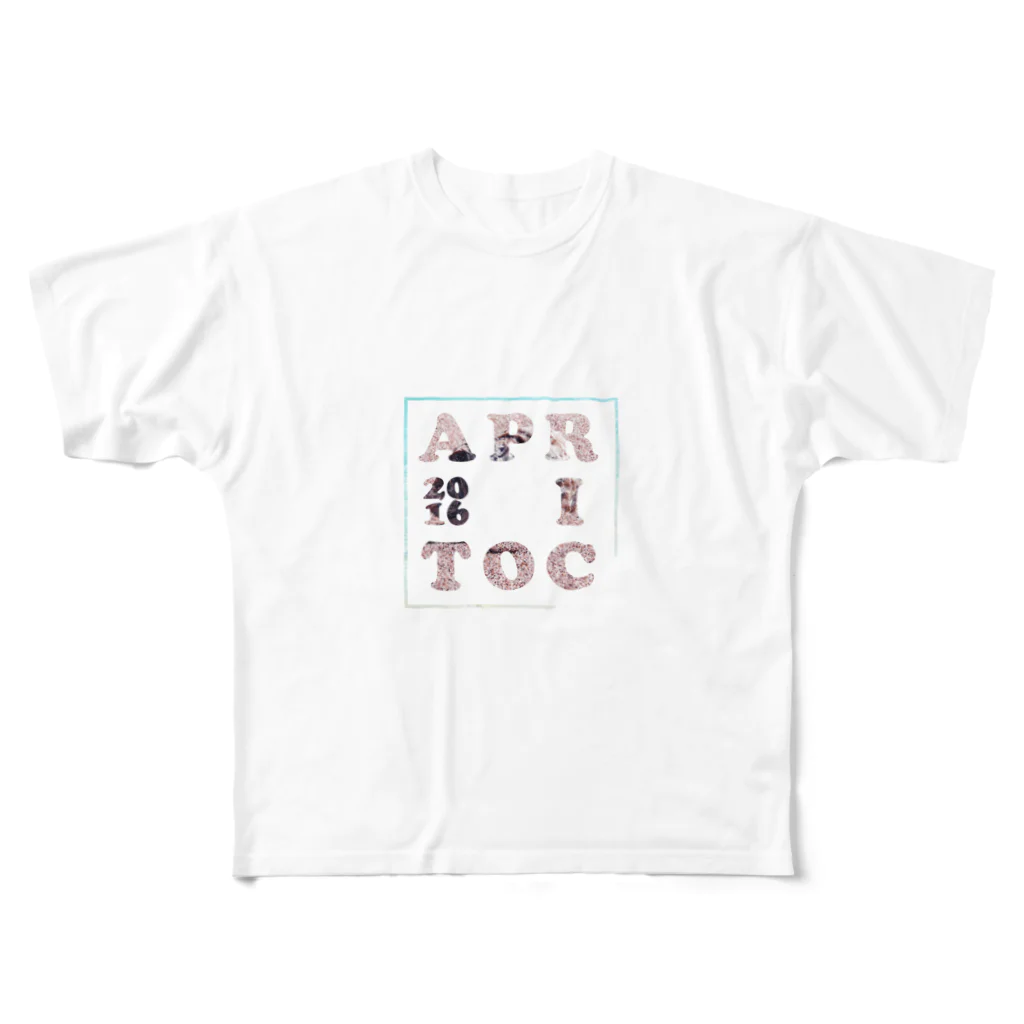 ICE BREAKの夏、アプリコット フルグラフィックTシャツ