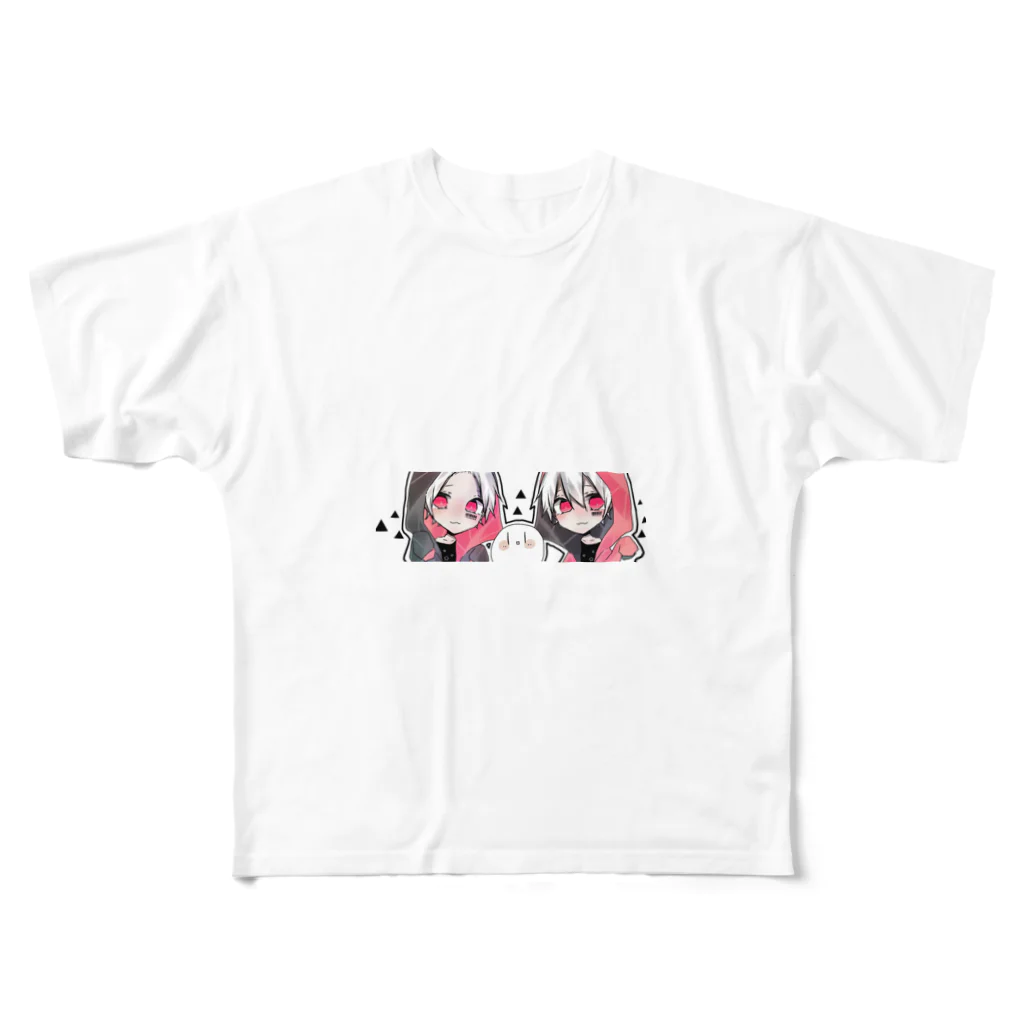 mfsr_loveのまふカップ フルグラフィックTシャツ