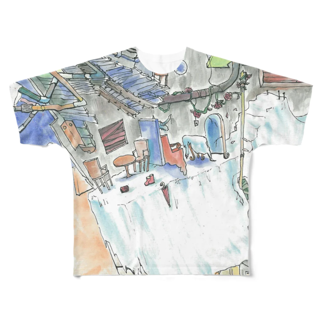 小野寺製作所二号店のシーツ All-Over Print T-Shirt