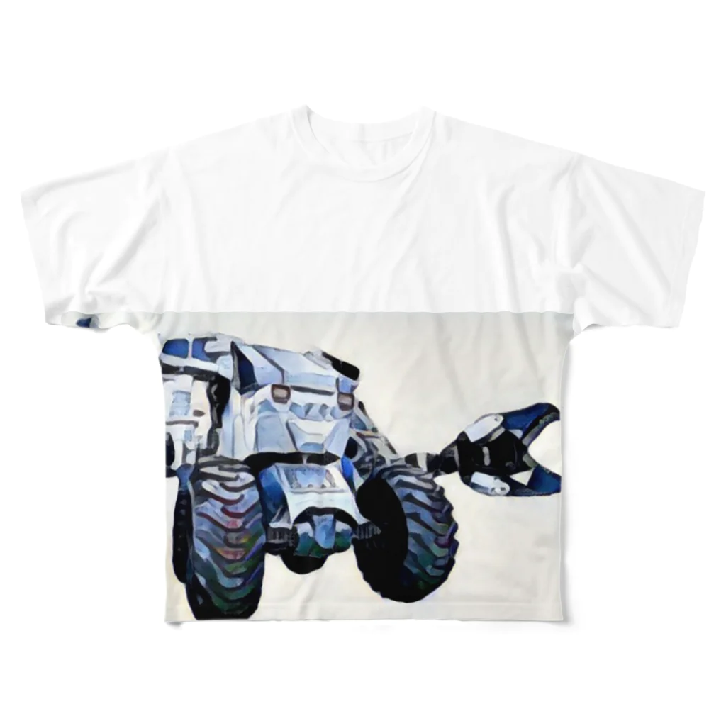 ami_taiのボクの大好きなガジラVer.2 フルグラフィックTシャツ