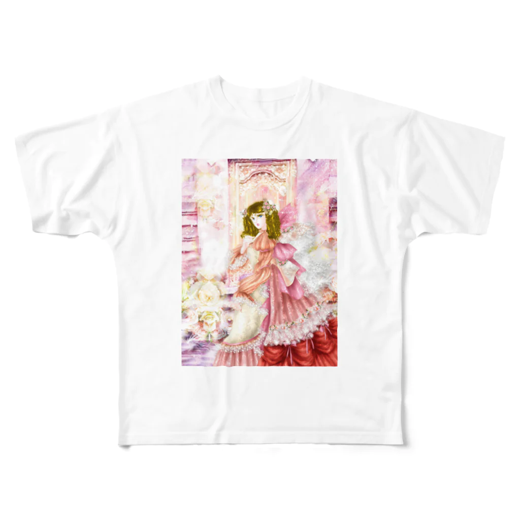 天野音色　癒し画像　healingのアネリア All-Over Print T-Shirt