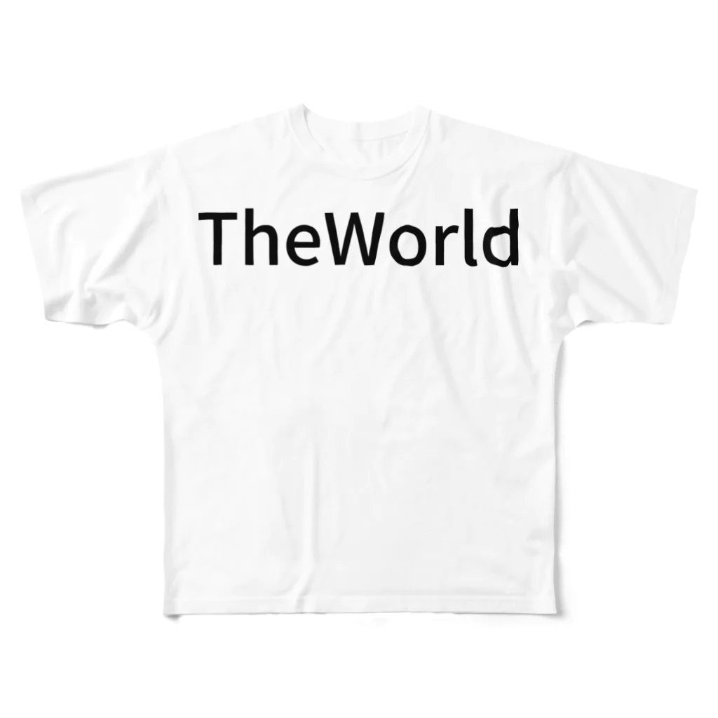 ポンコツWebエンジニアショップのThe World フルグラフィックTシャツ