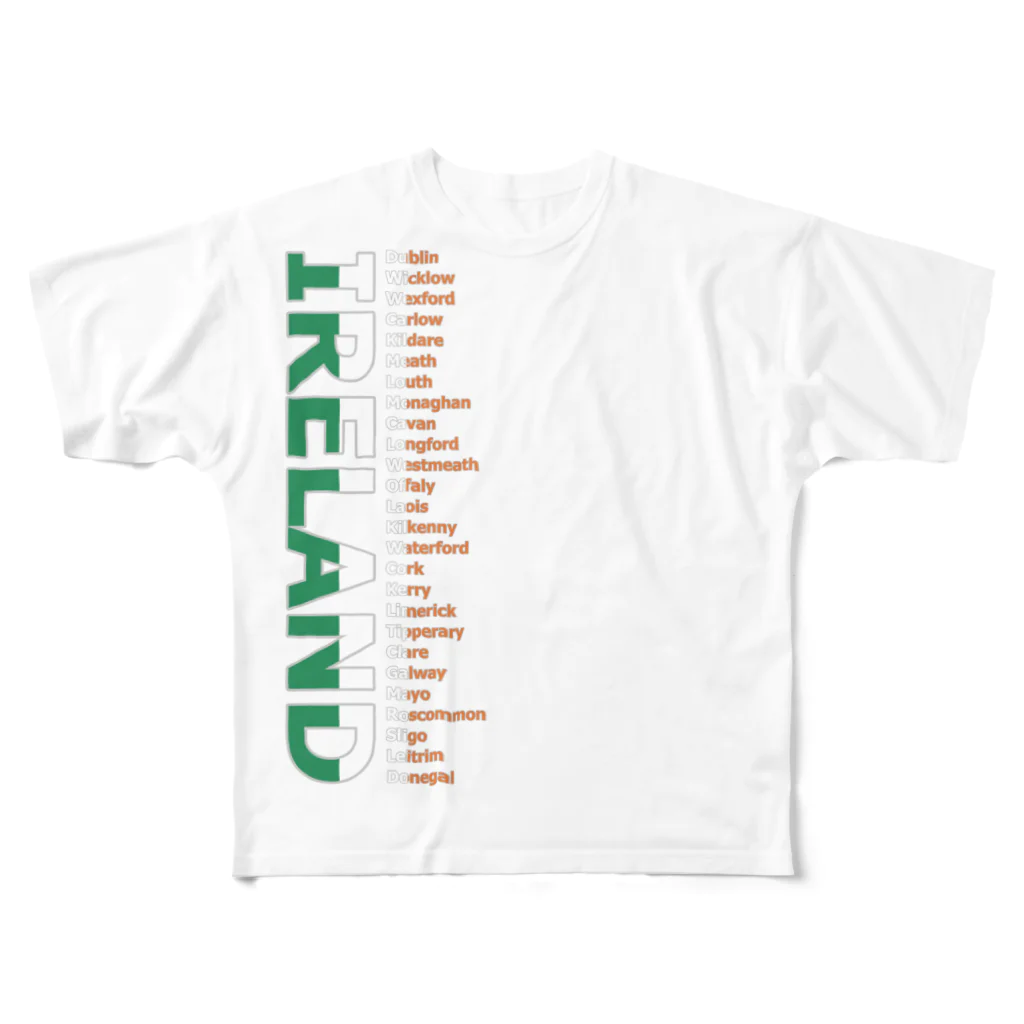 フォーヴァのIRELAND All-Over Print T-Shirt