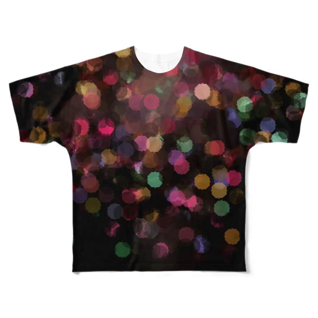 ___m1na___のあの日の花火 All-Over Print T-Shirt