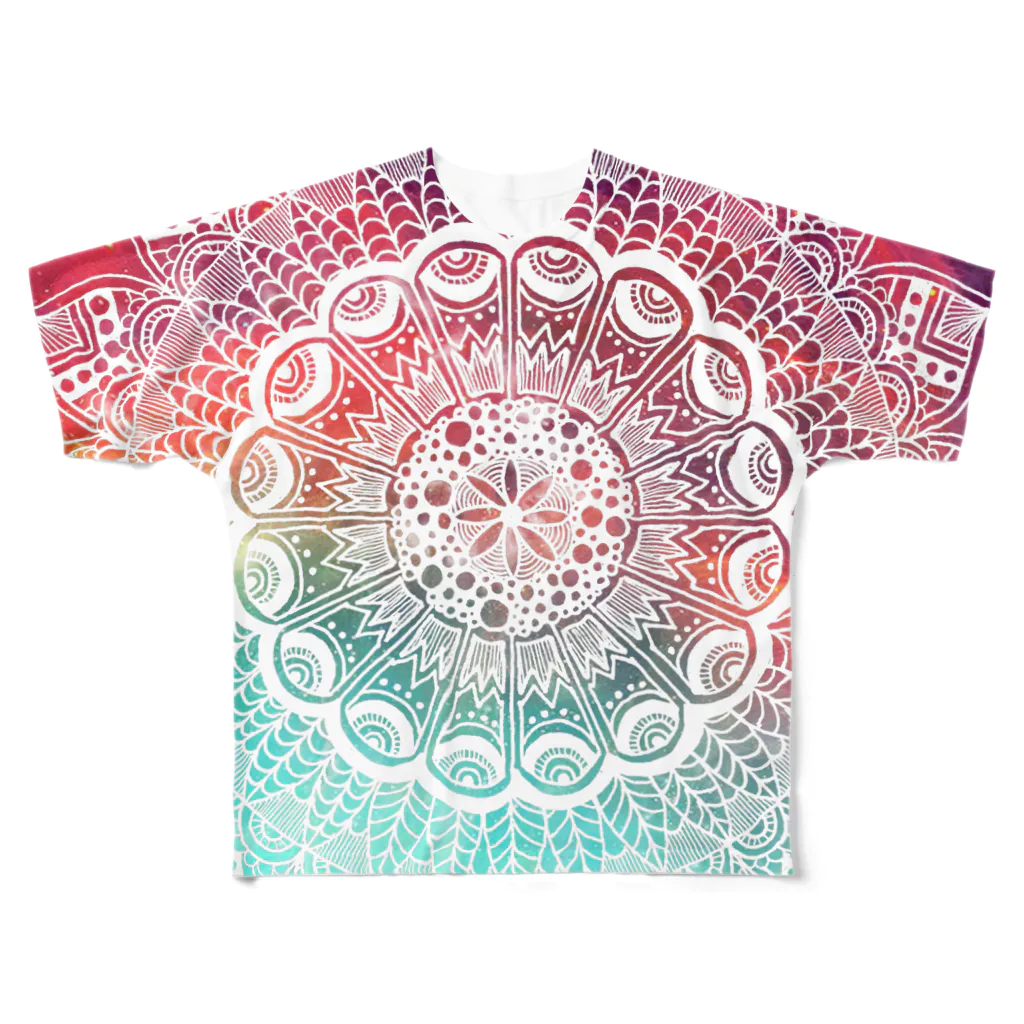 GEBC craftのcosmo mandala フルグラフィックTシャツ