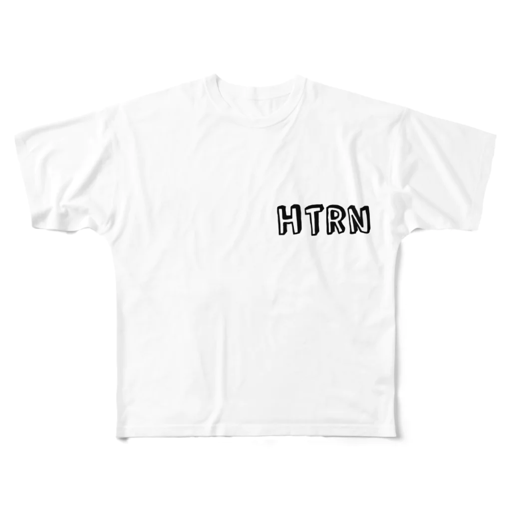 hitorihan789のhtrn大文字ver フルグラフィックTシャツ