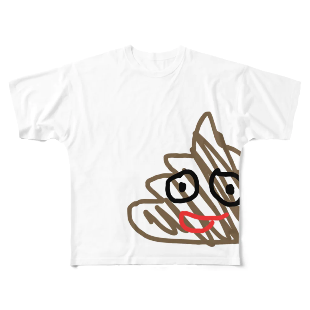 tanahiのうんも All-Over Print T-Shirt