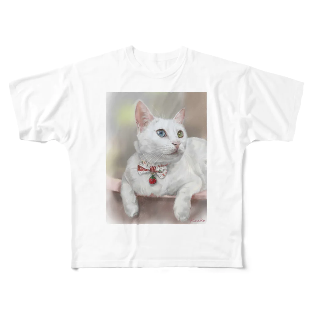 きなこのオッドアイのマリーちゃん2 All-Over Print T-Shirt