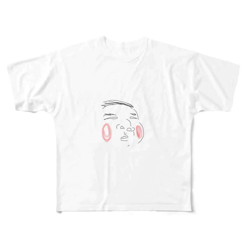 bbktrの赤ん坊 フルグラフィックTシャツ