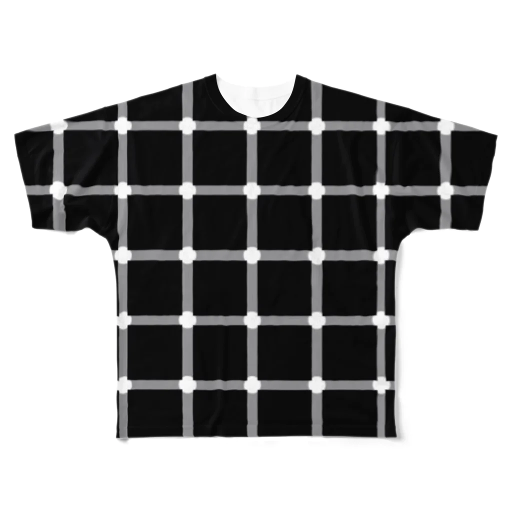 宇宙一商店の不思議！？点がチカチカするTシャツ All-Over Print T-Shirt