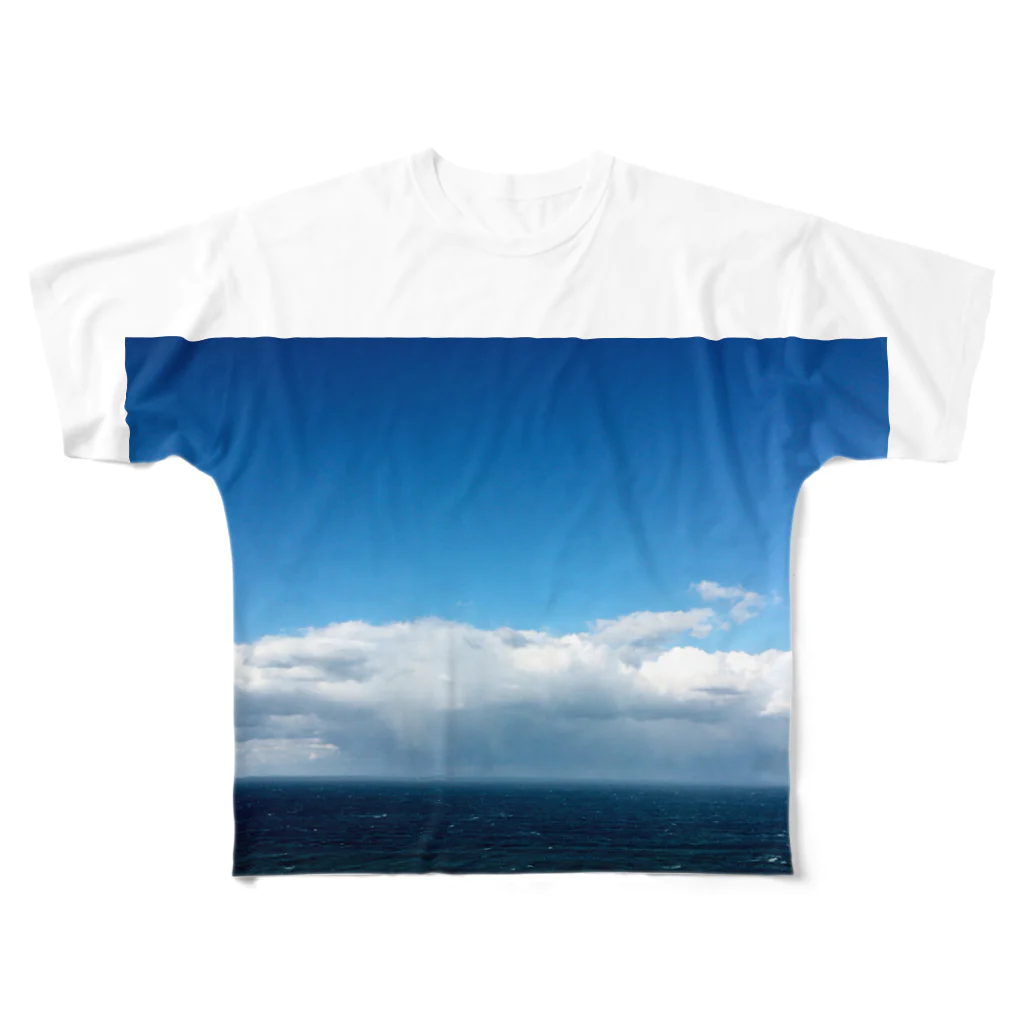 かもめの海 All-Over Print T-Shirt