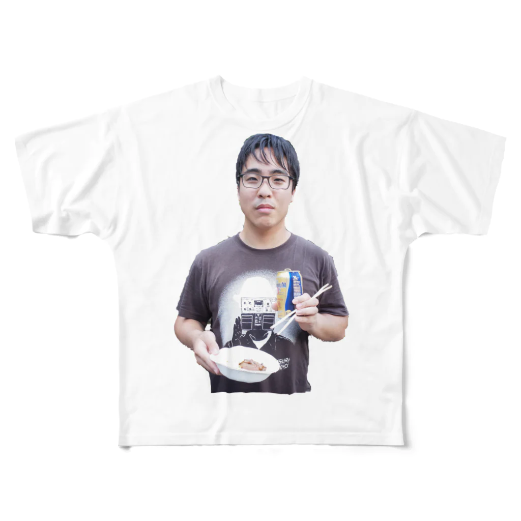 辛子明太子のバーベキュー会場の人 All-Over Print T-Shirt