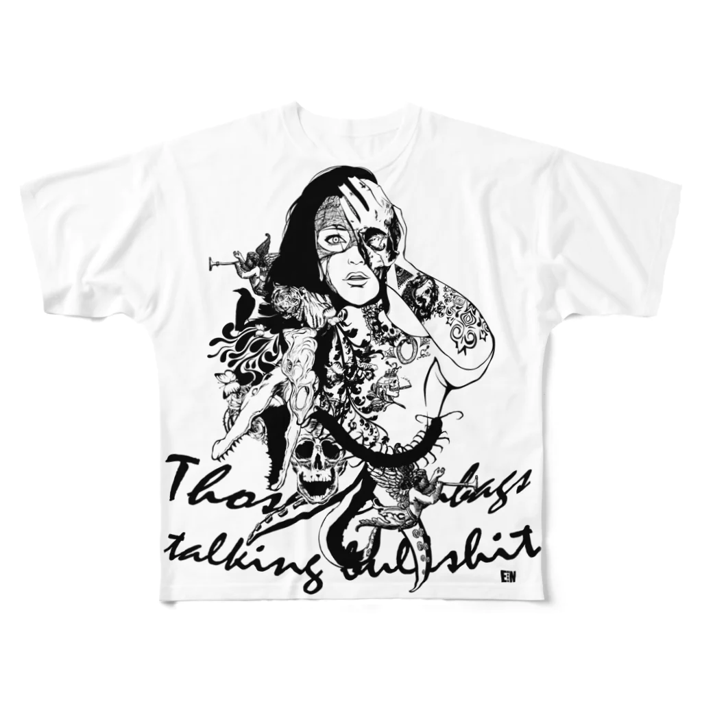 F2D webshopのBAKEMONO All-Over Print T-Shirt