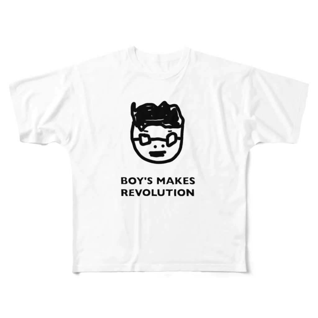 BOY'S MAKES REVOLUTIONのBOY'S MAKES REVOLUTION Mid Summer Ver. All-Over Print T-Shirt