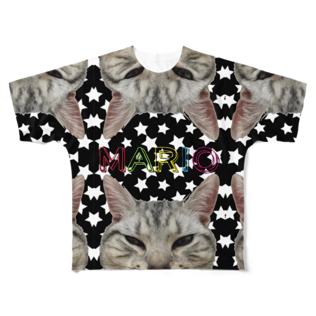 愛猫の我が家の愛猫 All-Over Print T-Shirt