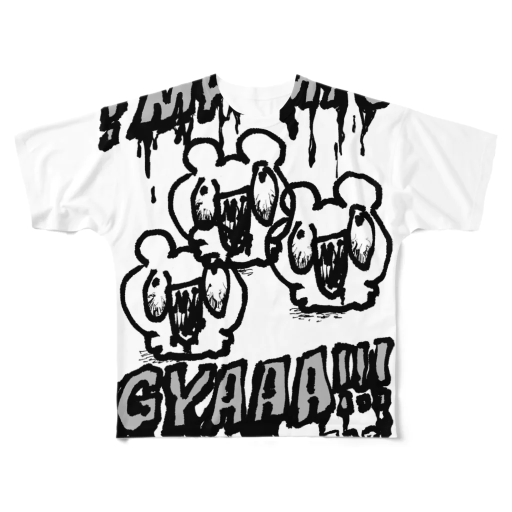 みゅーみゅーのギャアアアアア１１１１ All-Over Print T-Shirt