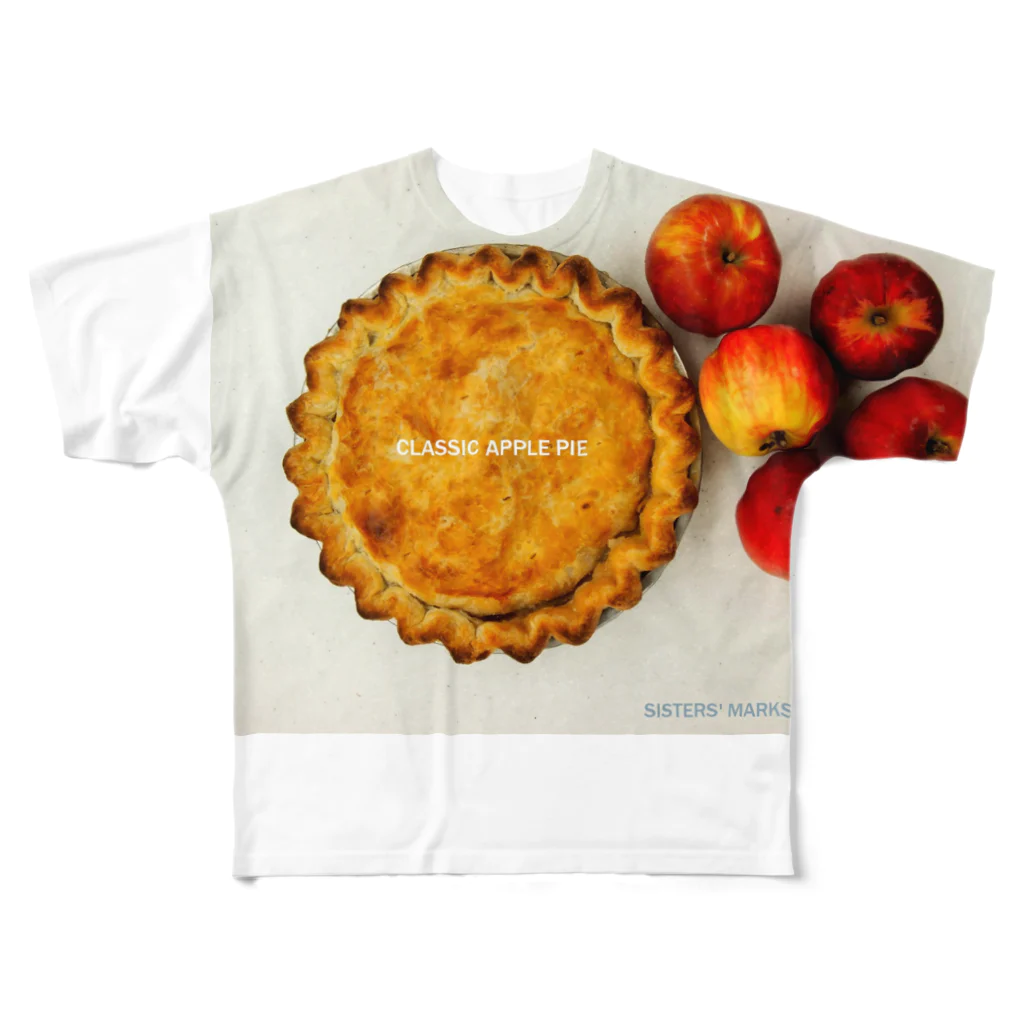 SISTERS' MARKS Cakes&Pies Companyのシスターズマークス フルグラフィックTシャツ