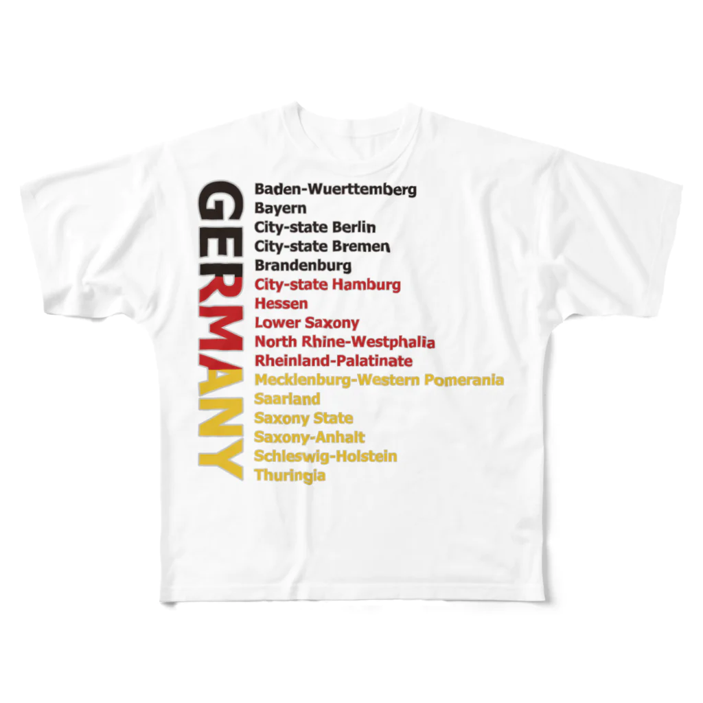 フォーヴァのGERMANY All-Over Print T-Shirt