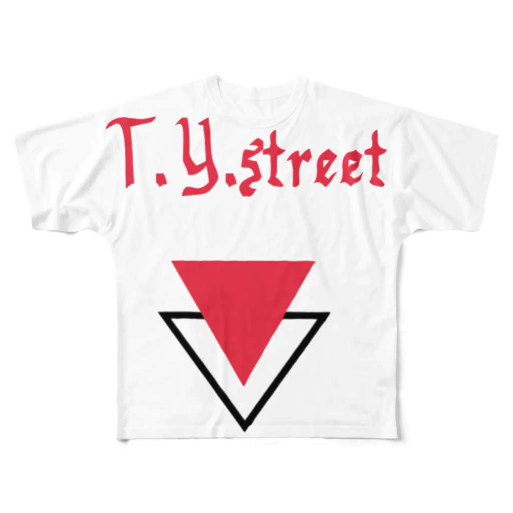 T.Y.streetのT.Y.street All-Over Print T-Shirt