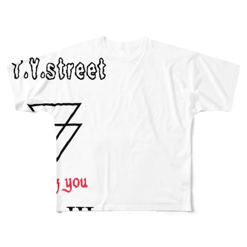 T.Y.streetのT.Y.street All-Over Print T-Shirt