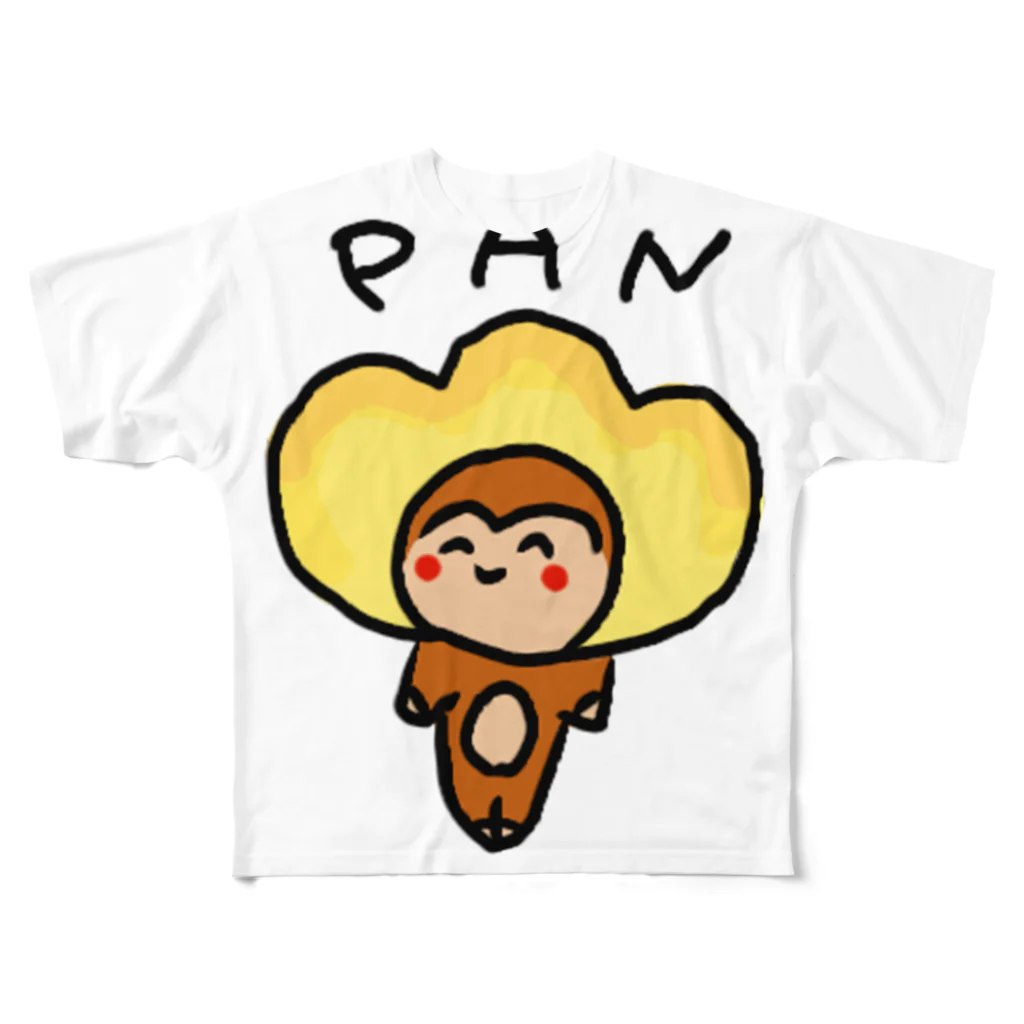 canekoのもゆちゃん〜PAN〜 All-Over Print T-Shirt