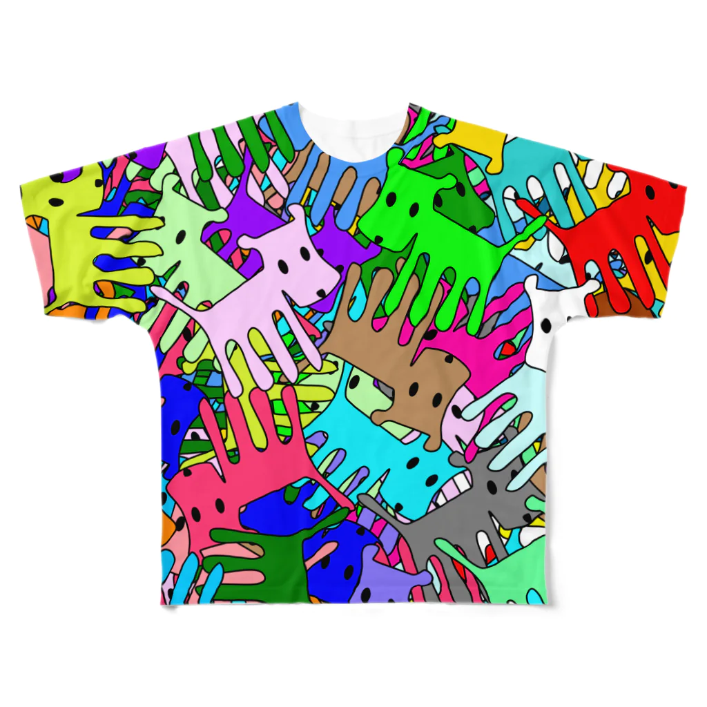 しらゆき姫のわんわん All-Over Print T-Shirt