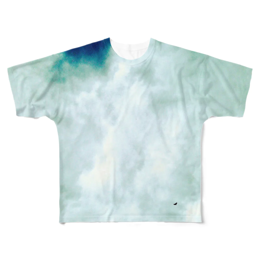 関​根​フ​ー​ズ​/​s​e​k​i​n​e​f​o​o​d​sの9月の空 All-Over Print T-Shirt